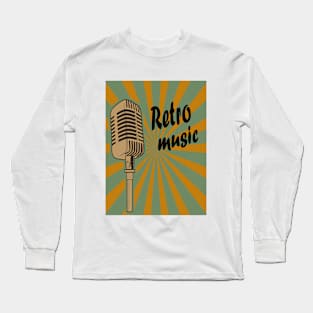 Retro Music Long Sleeve T-Shirt